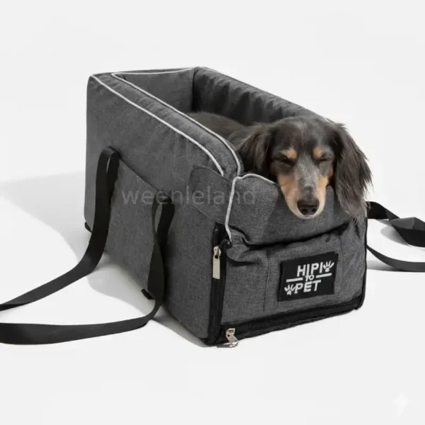 weenieland-shop-dachshund-dog-car-seat Portable Dachshund Dog Car Seat