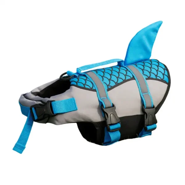 weenieland-shop-sharkie-dog-dachshund-life-jacket-blue "Sharkie Dog" Dachshund Life Jacket