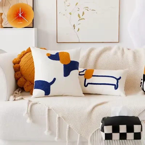 embroidered-dachshund-pillow-weenieland-shop-2 Embroidered Dachshund Pillow