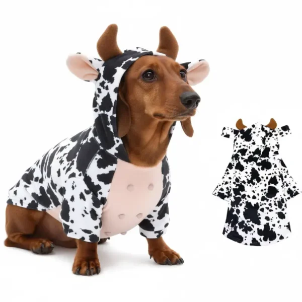 sausage-dog-cow-pyjama-weenieland-shop Sausage Dog Cow Pyjama